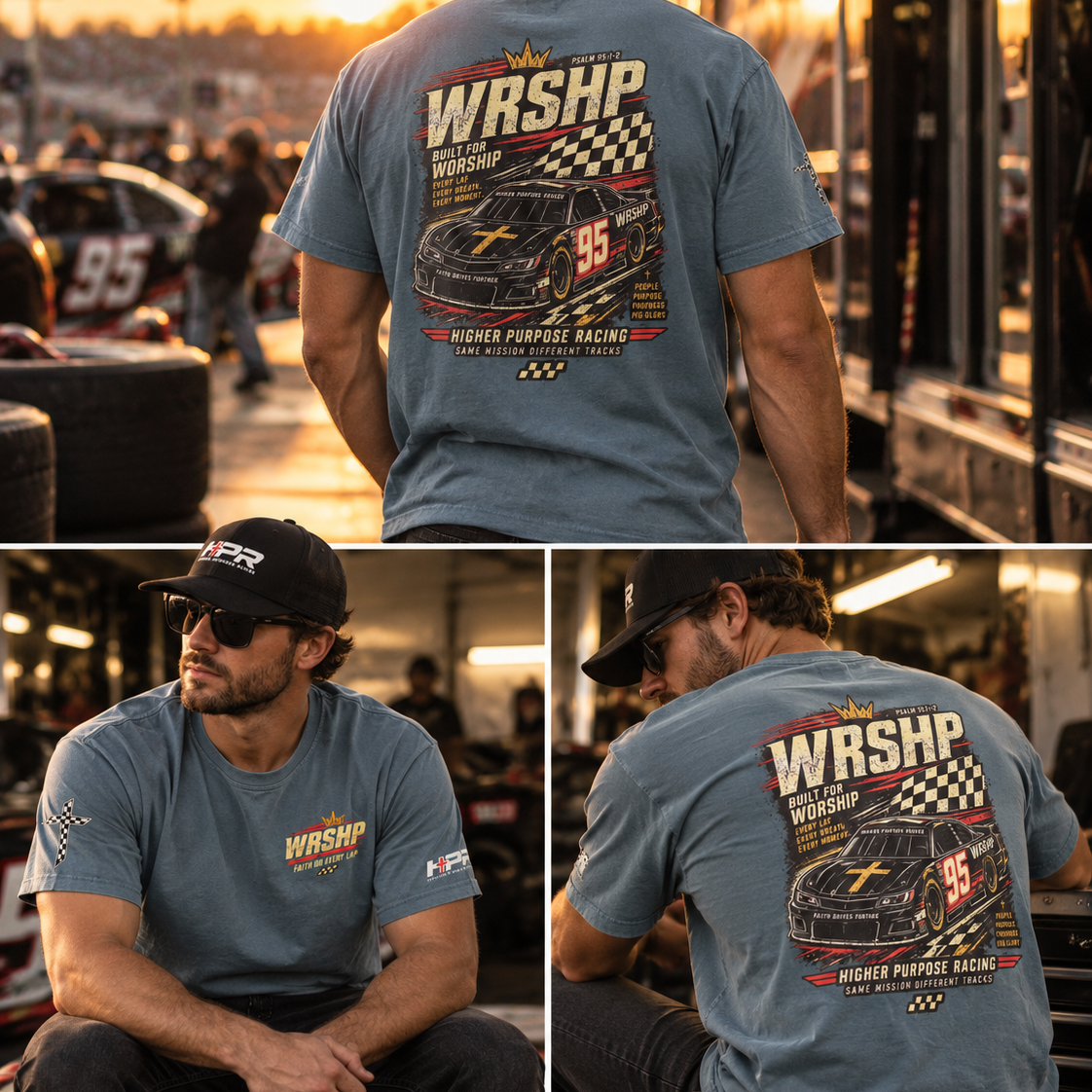 WRSHP Tee — Built for Worship
