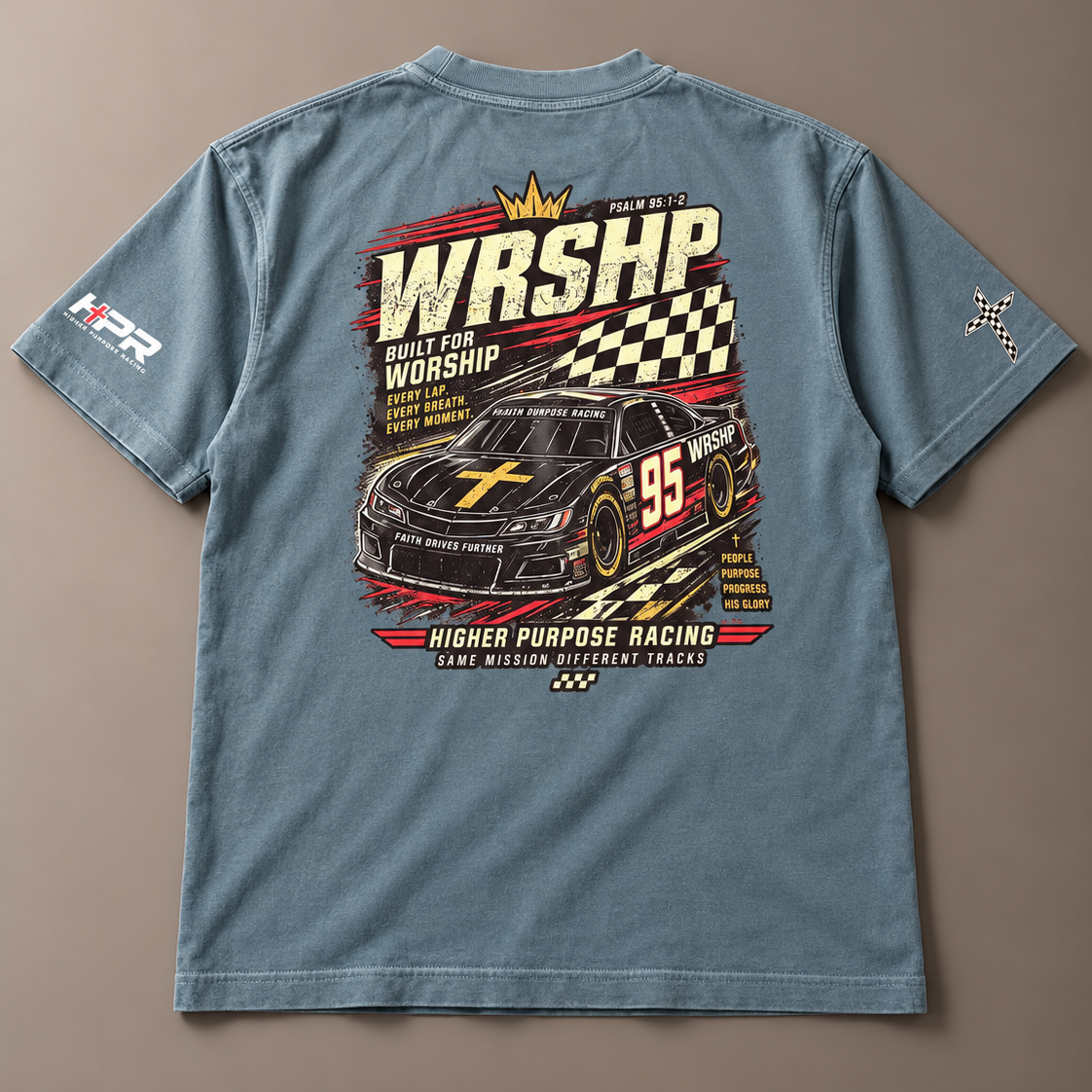 WRSHP Tee — Built for Worship