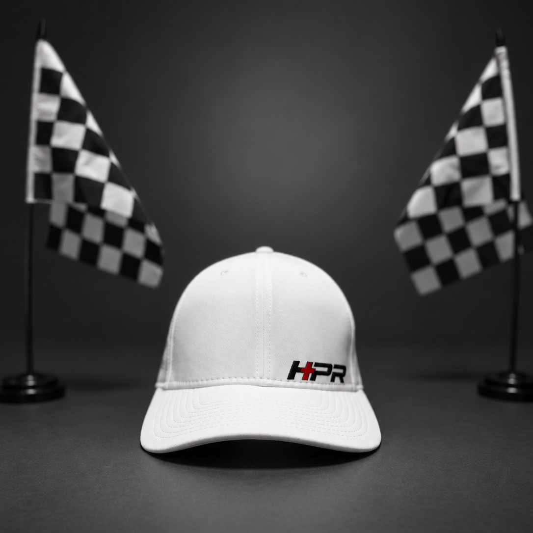 HPR Signature Laser-Cut Waterproof Hat – White